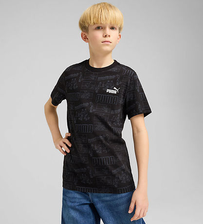 Puma T-shirt - Mid90s - Black w. Print