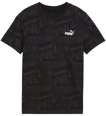 Puma T-shirt - Mid90s - Black w. Print