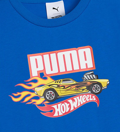 Puma x Hot Wheels T-shirt - Team Royal w. Print