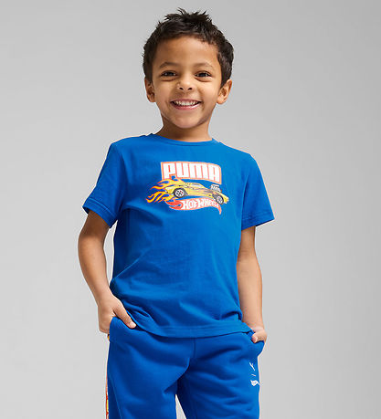 Puma x Hot Wheels T-shirt - Team Royal w. Print