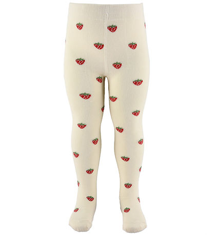 Flöss Tights - Soft White Small Berry
