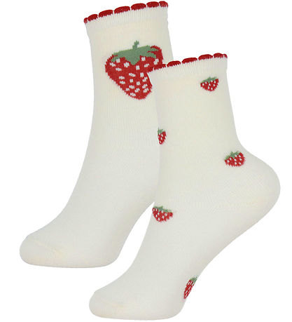 Flöss Socken - 2er-Pack - Strawberry