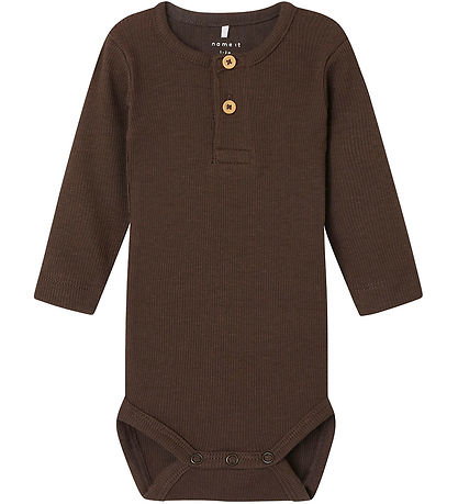Name It Bodysuit l/s - Rib - Noos - NbmKab - Bracken