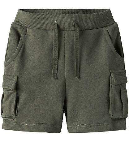 Name It Sweat Shorts - Noos - NmmOli - Dusty Olive