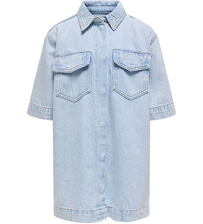 Kids Only Denim Kleid - KogSophie - Light Blue Denim