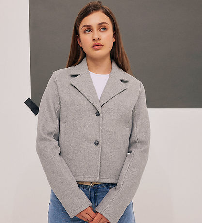 LMTD Jacket - NlfLove - Card - Light Grey Melange