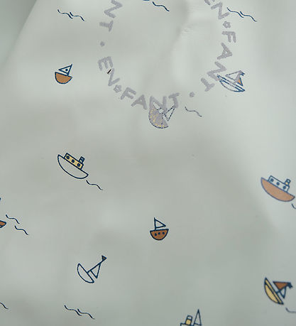 En Fant Regenkleidung m. Träger - Jadeit m. Boote