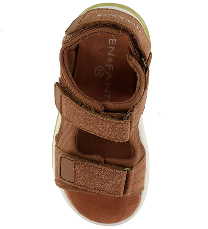 En Fant Sandals - Velcro w. Light - Mocha Mousse