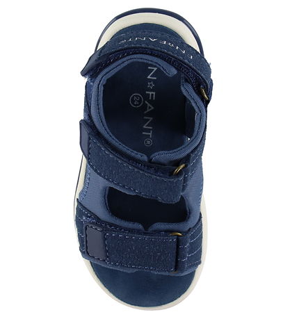 En Fant Sandals - Velcro w. Light - Vintage Indigo