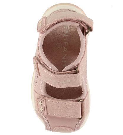 En Fant Sandalen m. Licht - Klittenband Gesloten teen - Sepia Ro