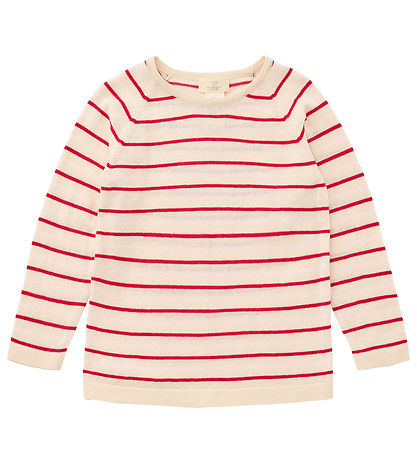 Copenhagen Colors Pusero - Neulottu - Cream/Dusty Rose/Barry Com