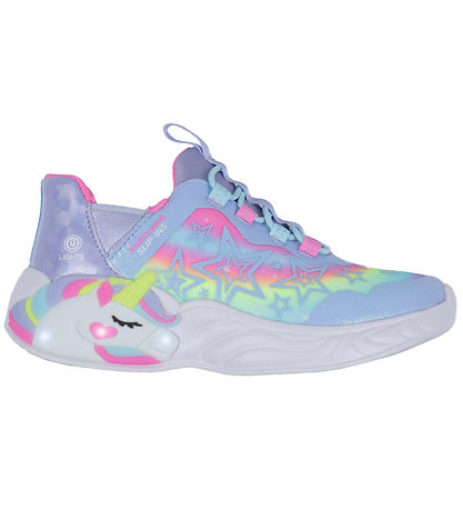 Skechers Skór M. Ljós - Unicorn Draumar - Starry Lite - Lavender