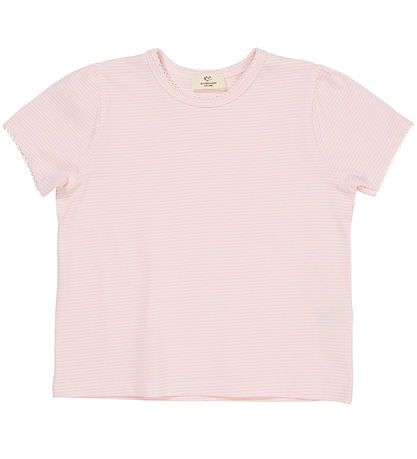 Copenhagen Colors Stuttermabolur - Ruffle - Ballerínuskór/Cream 