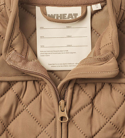 Wheat Thermo Jacket - Thilde - Hazel