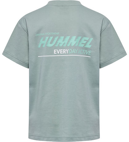 Hummel Stuttermabolur - HmlElla - Ísjaki Green