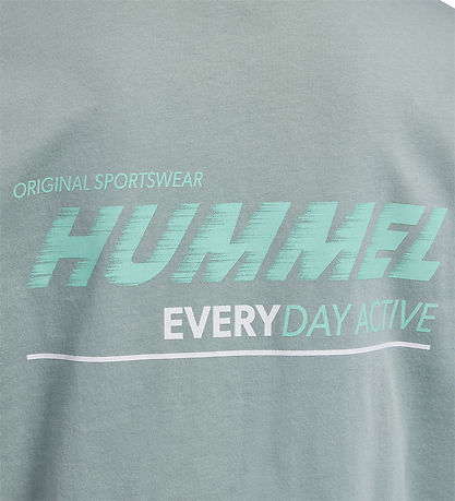 Hummel Stuttermabolur - HmlElla - Ísjaki Green