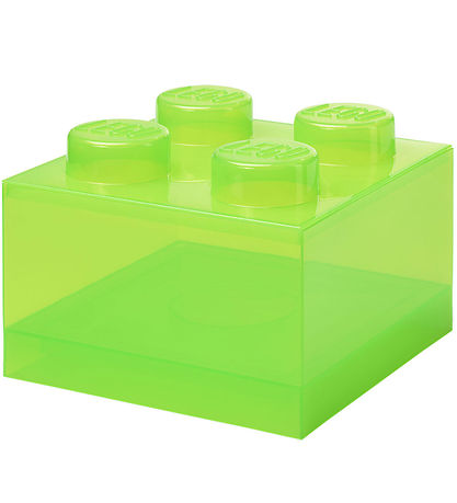 LEGO® Storage Storage Box - 4 Knobs - Translucent Light Gr