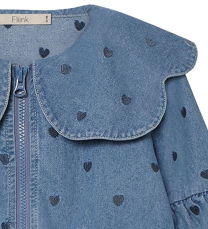 Fliink Denim Jacket - Donna - Bombs - Light Denim Blue