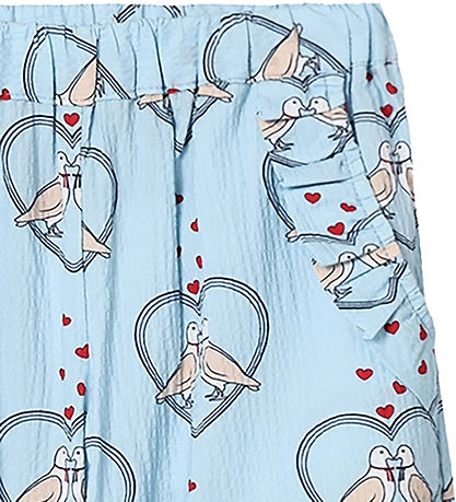 Fliink Byxor - Colombe - Dream Blue/Hearts