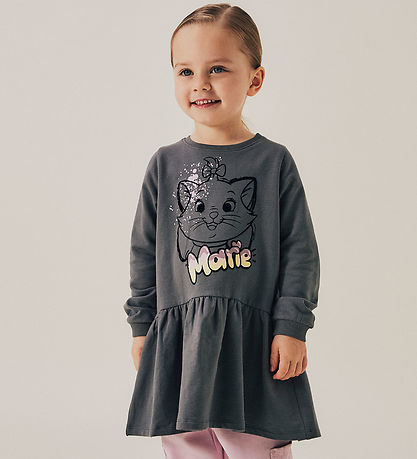 Name It Sweat Dress - NmfDodo Marie - Lava Smoke