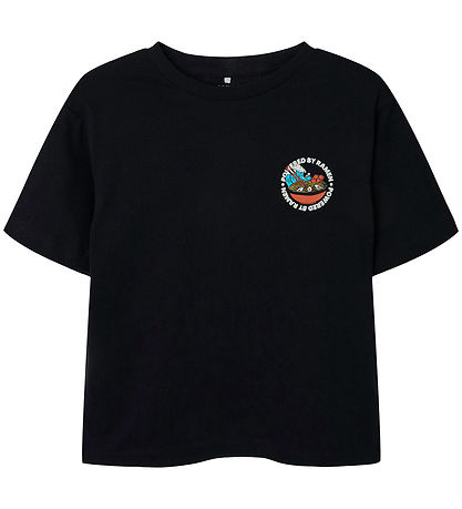 Name It T-shirt - NkmSilass - Black w. Print