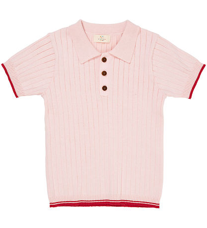 Copenhagen Colors Polo - Knitted - Ballerina/Berry Comb
