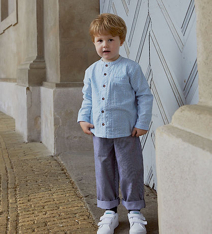 Copenhagen Colors Trousers - Navy Stripe