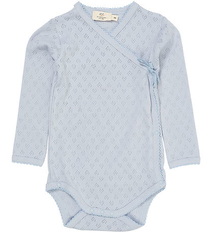 Copenhagen Colors Wrap samfella L/æ - Dusty Blue