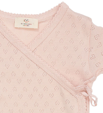 Copenhagen Colors Wrap Bodysuit k/æ - Dusty Rose