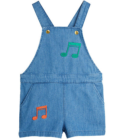 Mini Rodini Overalls - Denim - Note - Blue