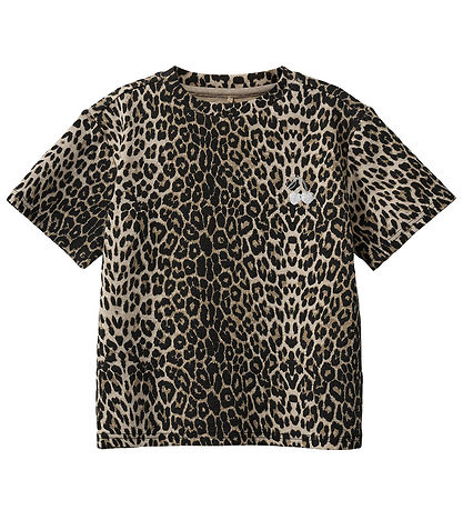 Sofie Schnoor Stuttermabolur - Ayask - Light Brown Leopard