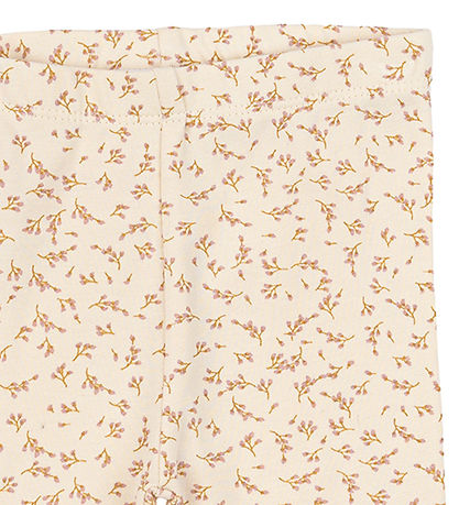 The New Siblings Leggings - TnsbNora - White Swan AOP