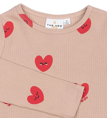 The New Siblings Blouse - Rib - TnstNynne - Adobe Rose
