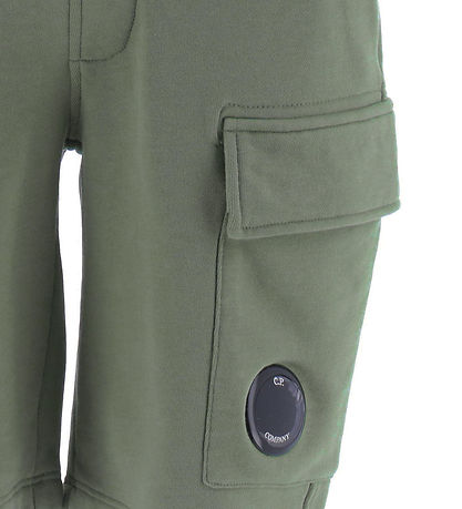 C.P. Company Sweat Shorts - Military Green