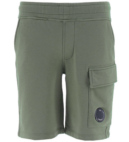 C.P. Company Sweat Shorts - Military Green