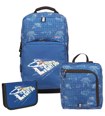 LEGO® City Skólatösku sett - Space Explorer - 20.5 L - Blátt