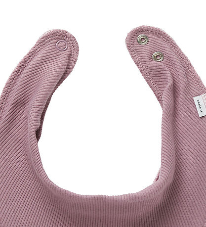 Name It Drool bib - Rib - 3-Pack - NbfYvettedagnes - Light Lila