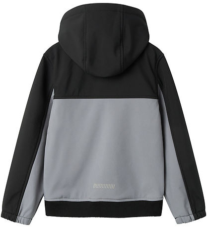 Name It Softshelljacka m. Fleece - NkmAlfa08 - Mockingbird