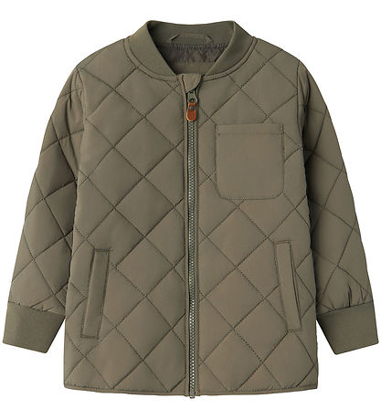 Name It Termojacka - NmmMarlin - Quilt - Dusty Olive