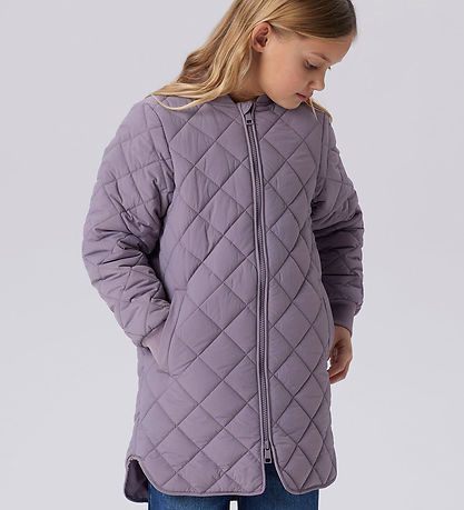 Name It Thermische jas - NkfMarlin - Quilt - Grijs Ridge