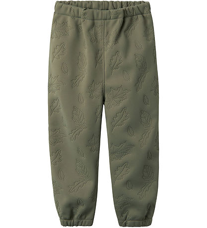 Name It Softshell set w. Fleece - NmmMars - Quilt - Dusty Olive