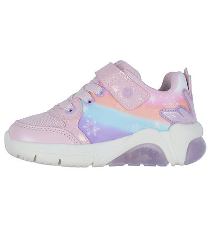 Geox Blinkschuhe - J Fadinlight - Disney Frozen - Pink/Lilac