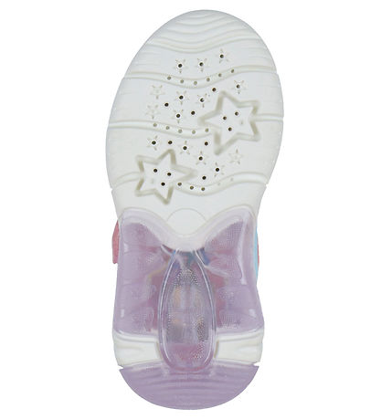 Geox Blinkschuhe - J Fadinlight - Disney Frozen - Pink/Lilac
