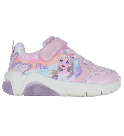 Geox Blinkschuhe - J Fadinlight - Disney Frozen - Pink/Lilac