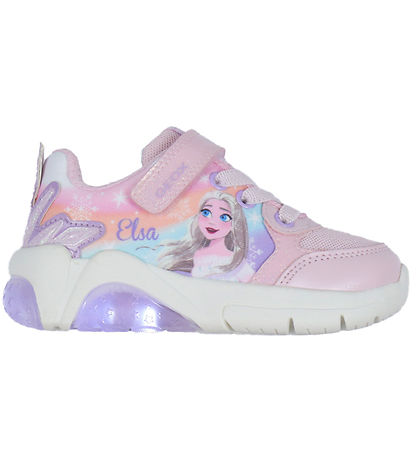 Geox Blinkschuhe - J Fadinlight - Disney Frozen - Pink/Lilac