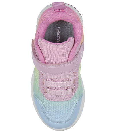 Geox Ljósaskór - J Fadinlight - Bleikt/Multicolour