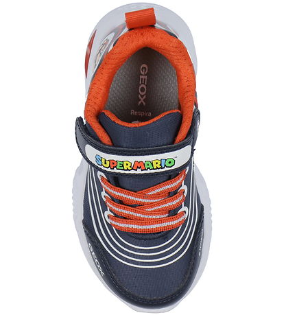Geox Blinkschuhe - J-Unterstützung - Super Mario - Navy/Rot
