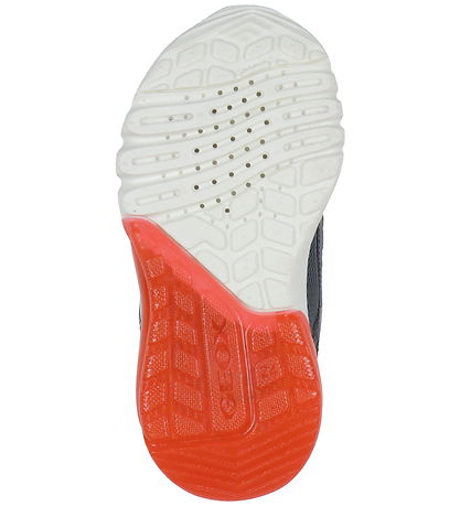 Geox Blinkschuhe - J Cyberdron - Dk Grey/Yellow