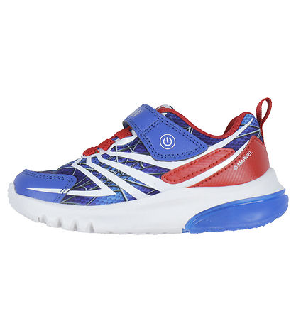 Geox Blinkschuhe - J Cyberdrone - Marvel Spider-Man - Royal/Rot