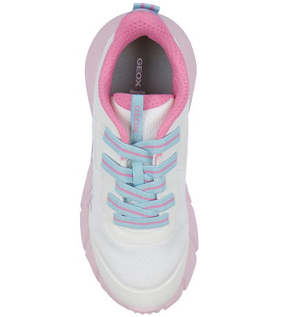 Geox Skór - J Flexyper Fast - Hvítur/Bleikt